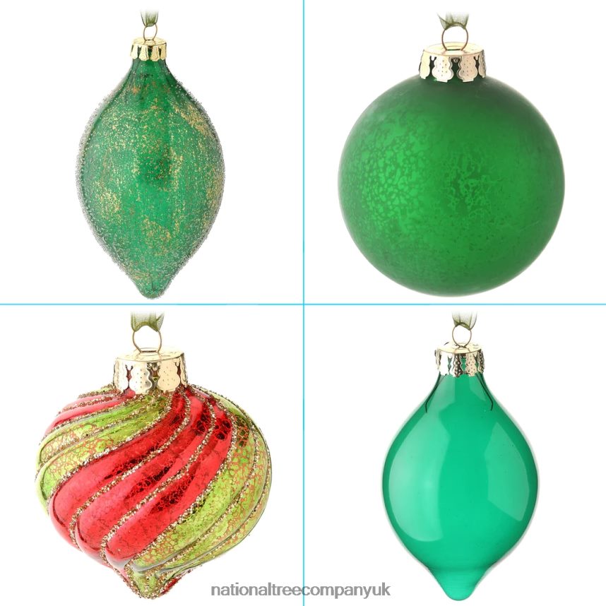 decoration | National Tree Company 20-Piece Christmas Tree Ornament Set Rural Homestead Collection F2L4F540